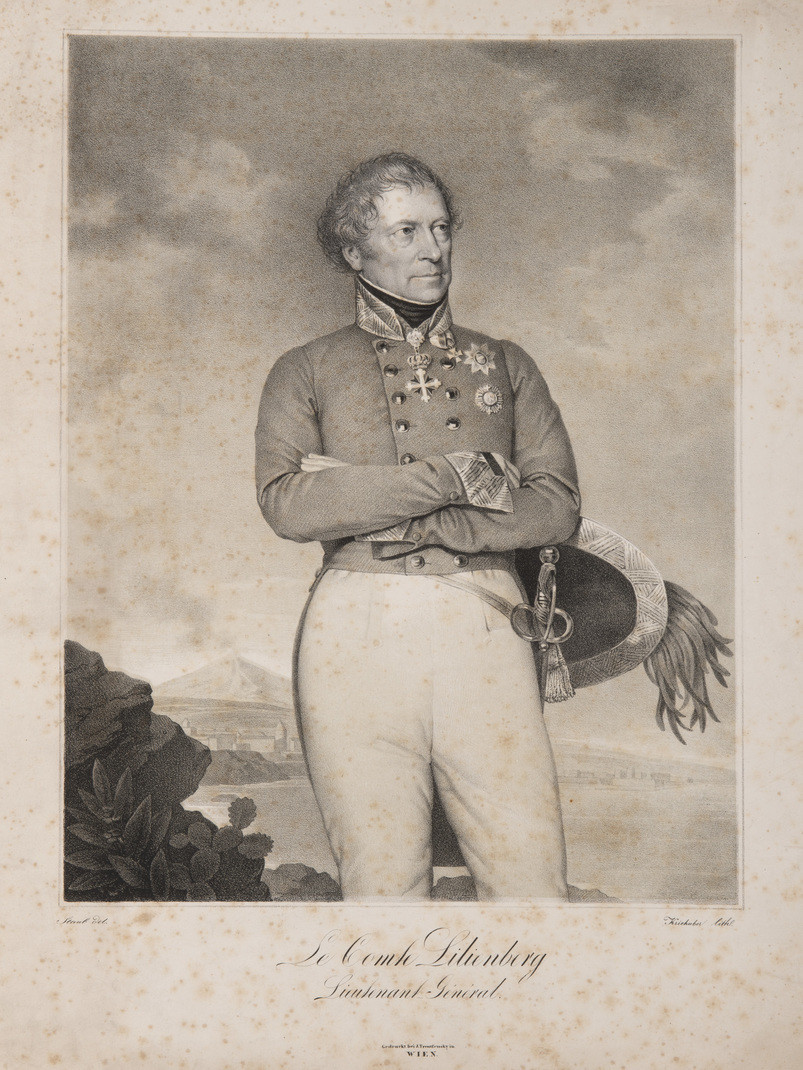 Group of three lithographs Edmund, Prince of Schwarzenberg; The Count